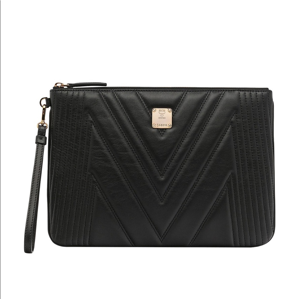 MCM Leather Clutch